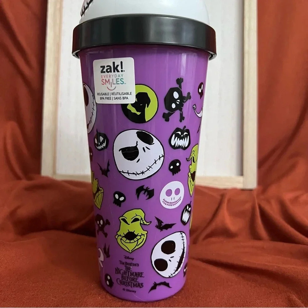 New Halloween Zak Nightmare Before Christmas Oogie Boogie Jack Skellington Cups - Picture 8 of 10